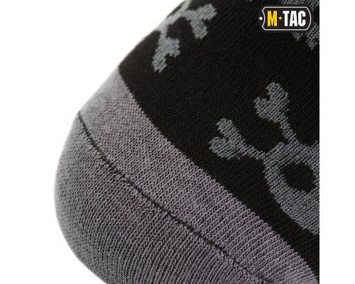 M-TAC НОСКИ ЛЕГКИЕ MK.3 PIRATE SKULL BLACK