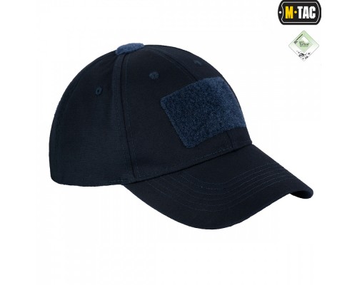 M-TAC БЕЙСБОЛКА С ЛИПУЧКОЙ FLEX РИП-СТОП DARK NAVY BLUE