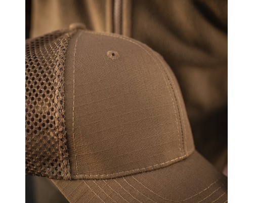 M-TAC БЕЙСБОЛКА С СЕТКОЙ FLEX РИП-СТОП COYOTE BROWN