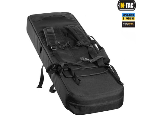 M-TAC ЧЕХОЛ ДЛЯ ОРУЖИЯ ELITE 100 СМ. (2 ОТДЕЛЕНИЯ) С ЛЯМКАМИ BLACK