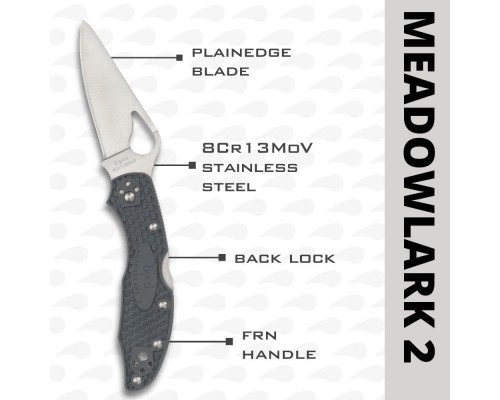 Складной нож Spyderco Byrd Meadowlark 2 Lightweight Knife