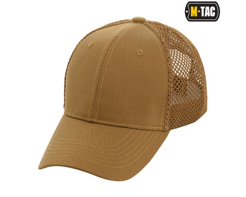 M-TAC БЕЙСБОЛКА С СЕТКОЙ FLEX РИП-СТОП COYOTE BROWN