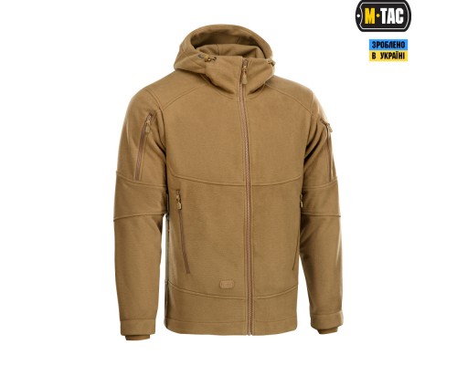 M-TAC КОФТА RIDER WINDBLOCK FLEECE DARK COYOTE