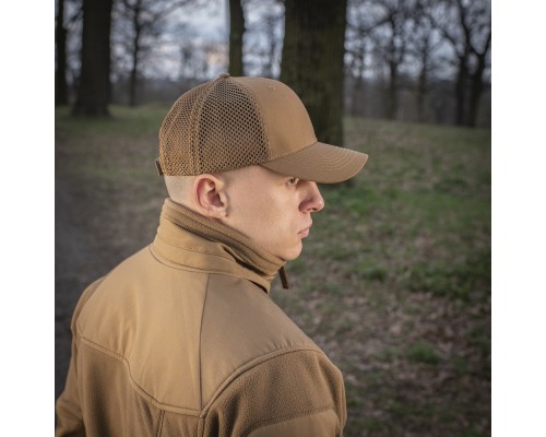 M-TAC БЕЙСБОЛКА С СЕТКОЙ FLEX РИП-СТОП COYOTE BROWN