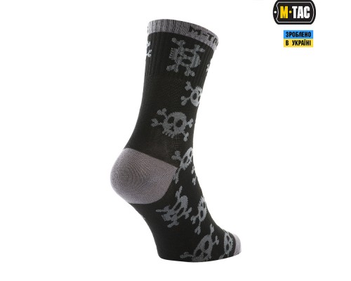 M-TAC НОСКИ ЛЕГКИЕ MK.3 PIRATE SKULL BLACK