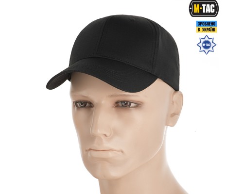 M-TAC БЕЙСБОЛКА ELITE FLEX РИП-СТОП BLACK