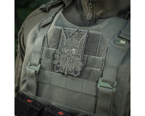 M-TAC НАШИВКА ODIN 3D PVC OLIVE