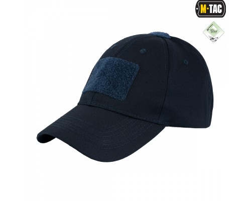 M-TAC БЕЙСБОЛКА С ЛИПУЧКОЙ FLEX РИП-СТОП DARK NAVY BLUE