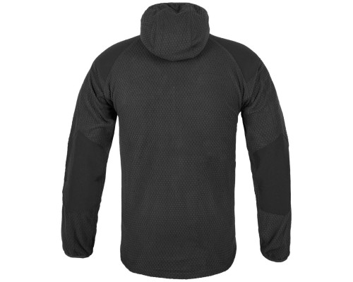 КОФТА ALPHA HOODIE JACKET - GRID FLEECE BLACK