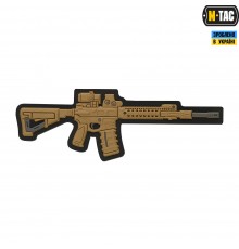 M-TAC НАШИВКА AR-15 3D ПВХ КОЙОТ