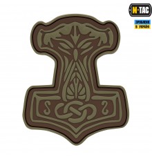 M-TAC НАШИВКА МОЛОТ ТОРА ПВХ КОЙОТ