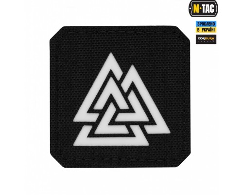 M-TAC НАШИВКА ВАЛЬКНУТ LASER CUT BLACKСВЕТОНАКОПИТЕЛЬ
