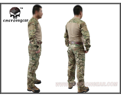 Тактическая рубашка EmersonGear Arc Style LEAF Talos LT Halfshell Multicam