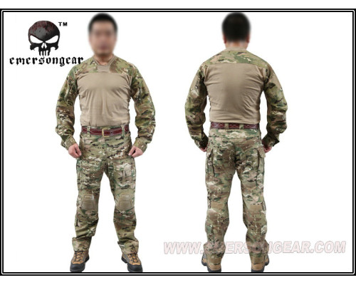 Тактическая рубашка EmersonGear Arc Style LEAF Talos LT Halfshell Multicam