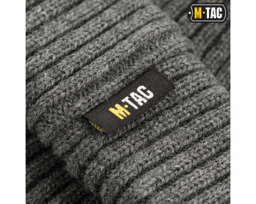 M-TAC ШАПКА ВЯЗАНАЯ 100% АКРИЛ GREY