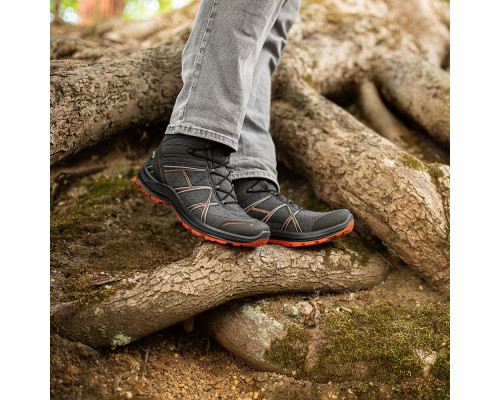 Полуботинки HAIX Black Eagle Adventure 2.2 GTX Mid Graphite-Orange