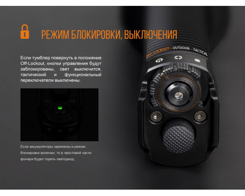 Фонарь ручной Fenix TK35UE 2018 Cree XHP70 HI