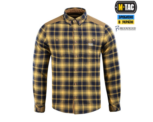 M-TAC РУБАШКА REDNECK SHIRT NAVY BLUE/YELLOW