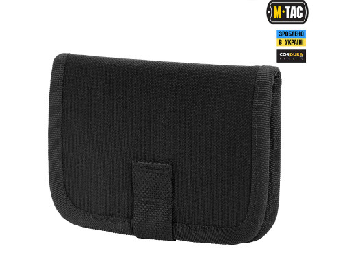 M-TAC КОШЕЛЕК С ЛИПУЧКОЙ ELITE LARGE BLACK
