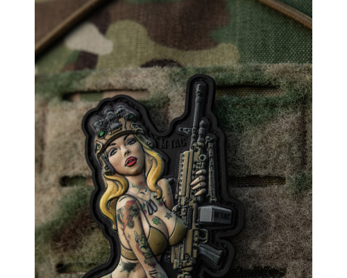 M-TAC НАШИВКА TACTICAL GIRL №5 PVC HOOLIGAN