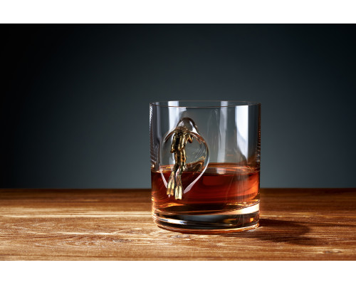 СТАКАН ДЛЯ ВИСКИ С ФИГУРКОЙ ДАЙВЕРА