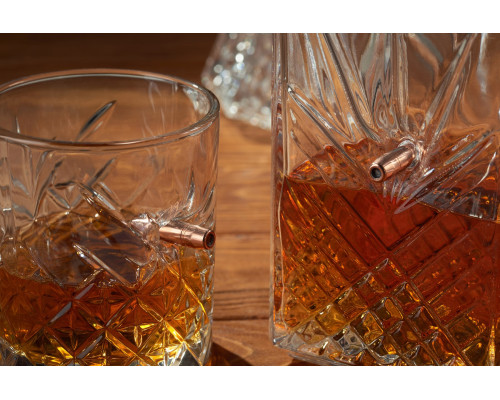 Набор 3 стакана виски и графин "Хрусталь"