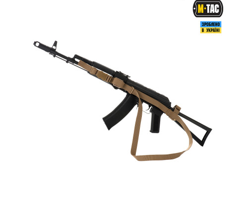 M-TAC РЕМЕНЬ ОРУЖЕЙНЫЙ ТРЕХТОЧЕЧНЫЙ COYOTE