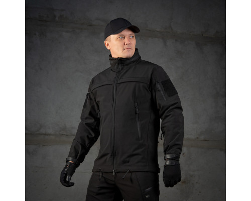 M-TAC КУРТКА SOFT SHELL POLICE BLACK