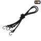 M-TAC ШНУР ЭЛАСТИЧНЫЙ С ЗАЦЕПАМИ ЧЕРНЫЙ (2ШТ)
