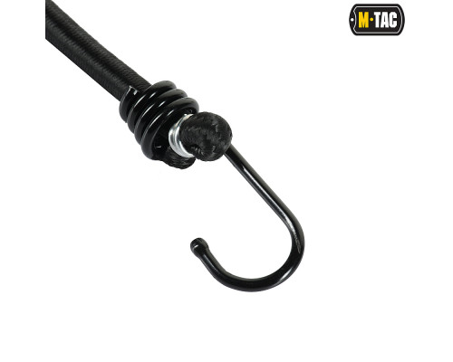 M-TAC ШНУР ЭЛАСТИЧНЫЙ С ЗАЦЕПАМИ ЧЕРНЫЙ (2ШТ)