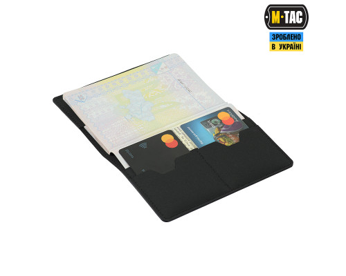 M-TAC ОБЛОЖКА ДЛЯ ПАСПОРТА BLACK