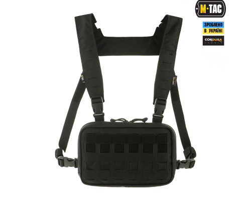 Нагрудная сумка M-TAC CHEST RIG ELITE BLACK