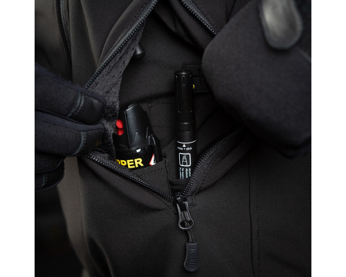 M-TAC КУРТКА SOFT SHELL POLICE BLACK