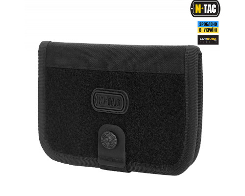 M-TAC КОШЕЛЕК С ЛИПУЧКОЙ ELITE LARGE BLACK