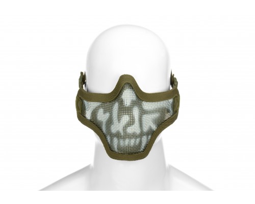 Защитная маска Invader Gear Steel Half Face Mask Death Head OD