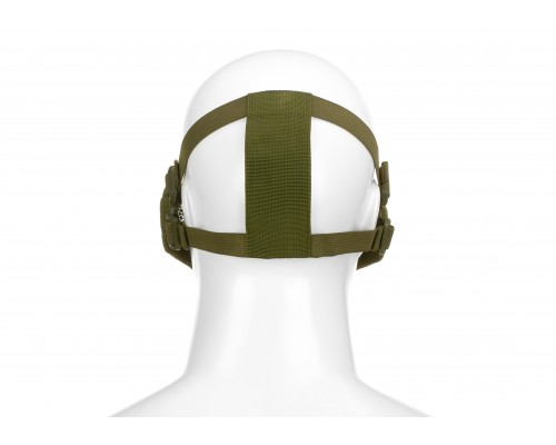 Защитная маска Invader Gear Steel Half Face Mask Death Head OD