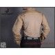 Тактическая рубашка EmersonGear Arc Style LEAF Talos LT Halfshell Coyote Brown