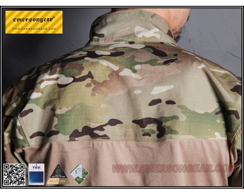 Футболка EMERSON Skin Tight Base Layer Camo Running V Shirts Multicam