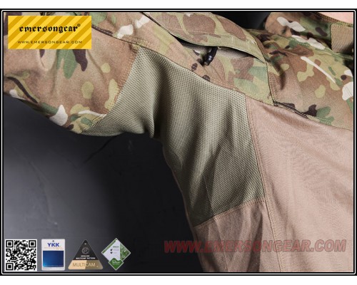 Футболка EMERSON Skin Tight Base Layer Camo Running V Shirts Multicam