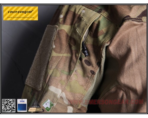 Футболка EMERSON Skin Tight Base Layer Camo Running V Shirts Multicam