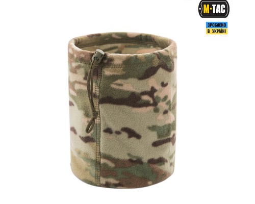 M-TAC ШАРФ-ТРУБА С ЗАТЯЖКОЙ ФЛИС (260ГМ2) MULTICAM