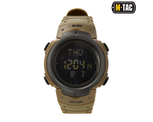 M-TAC ЧАСЫ ТАКТИЧЕСКИЕ С КОМПАСОМ КОЙОТ