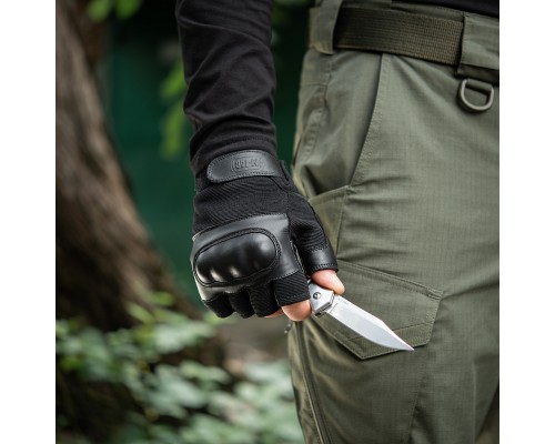 M-TAC ПЕРЧАТКИ БЕСПАЛЫЕ ASSAULT TACTICAL MK.4 BLACK