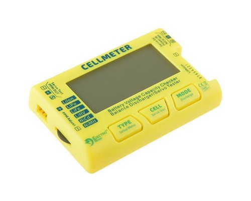 Тестер Electro River Universal Battery Tester yellow