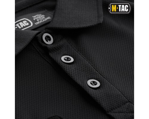 M-TAC ПОЛО ELITE TACTICAL COOLMAX BLACK