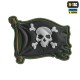 M-TAC НАШИВКА ВЕСЕЛИЙ РОДЖЕР PVC OLIVE/BLACK