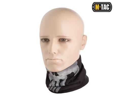 M-TAC ШАРФ-ТРУБА ОБЛЕГЧЕННЫЙ PUNISHER BLACK