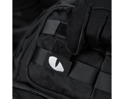 M-TAC НАШИВКА TIGER EYES LASER CUT (ПАРА) REFLECTIVE BLACK