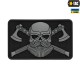 M-TAC НАШИВКА BEARDED SKULL 3D ПВХ BLACKGREY
