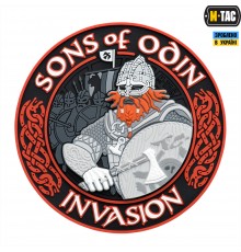 M-TAC НАШИВКА SONS OF ODIN 3D ПВХ ЧЕРНЫЙКРАСНЫЙ